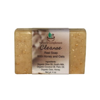 Cleanse, Honey and oats, all natural goats milk soap