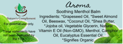 Aroma Soothing Menthol Balm - Image 2