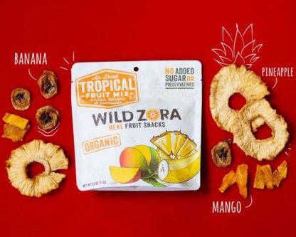 Wild Zora Real Fruit Snacks - Tropical Mix (Air-Dried) - Image 3