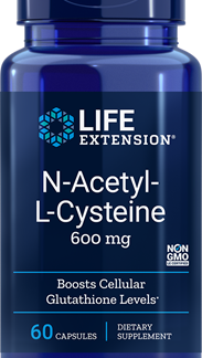 Life Extension N-Acetyl-L-Cysteine, 600mg, 60 capsules