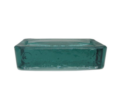 Glass Soap Dish Flower Pattern - Image 2