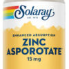 Zinc Asporotate by Solaray, 15mg 100 veg caps