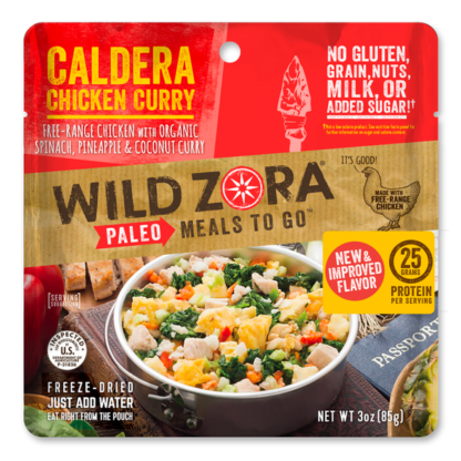Wild Zora - Paleo Meals To Go - Caldera Chicken Curry  (Freeze-Dried)