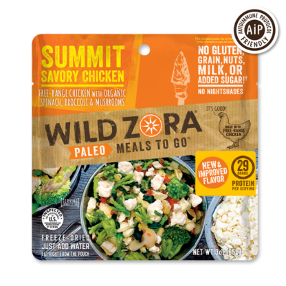 Wild Zora - Paleo Meals To Go - Summit Savory Chicken (Freeze Dried)